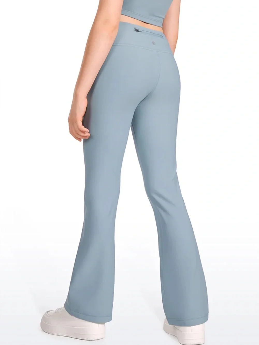 CRZ YOGA Thermal Fleece Lined Soft Girls Flare Leggings Bundle of 2- Sz L / 12yr